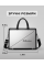 Шкіряна чоловіча ділова сумка 38x29x8, папка портфель для роботи  Tiding Bag 30987 чорна